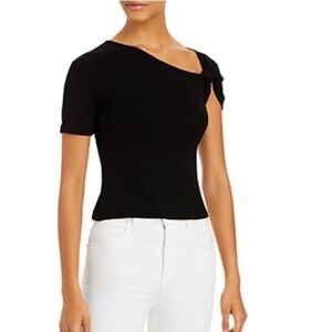 LNA Rio Tee in Black Medium NWT